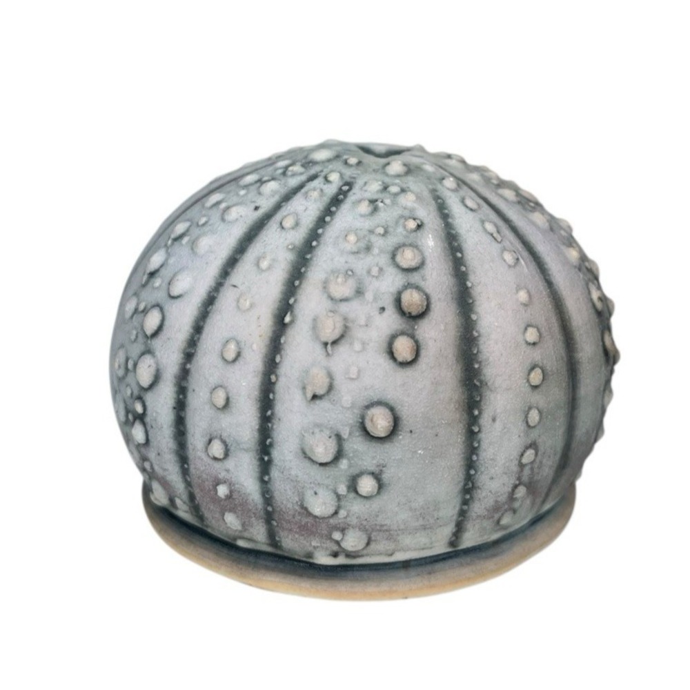 Georgetown Pottery MAINE Salt Shaker Urchin Art Pottery Sea Ocean Decor Nautical